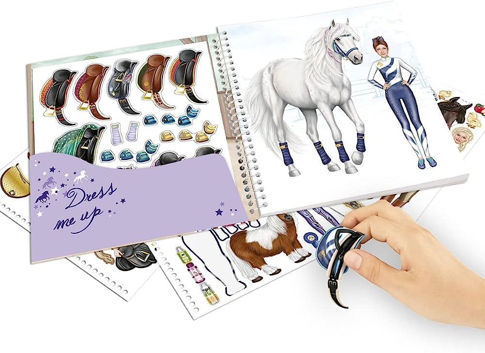 Miss Melody Dress Me Up Sticker and Colouring Book