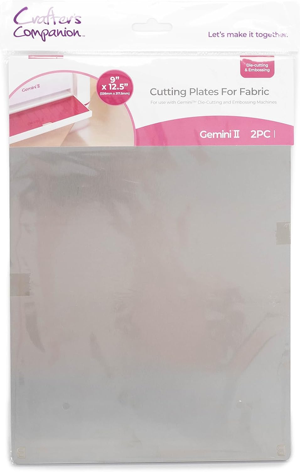 Gemini II Accessories - Cutting Plates for Fabric 9 x 12.5”
