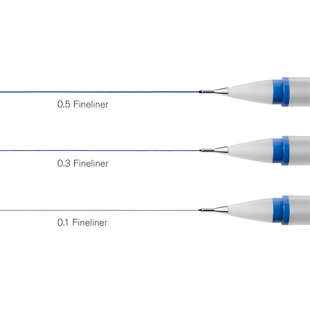 Winsor & Newton Fineliner Set - Indigo (3 Pack)