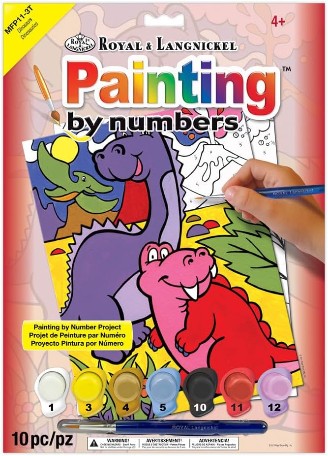 My First Painting by Numbers - Dinosaurs