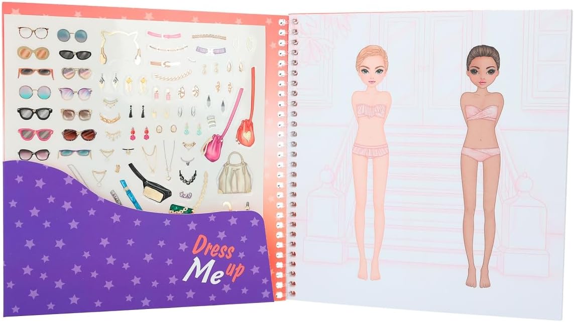 TOPModel Dress Me Up Sticker Book