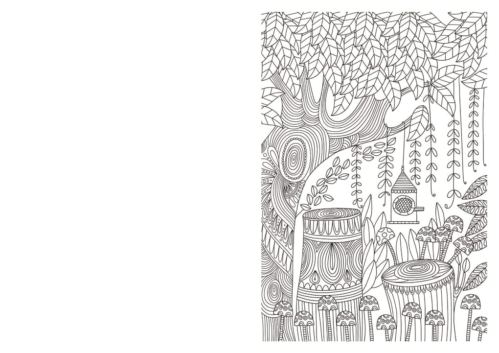 The Wellbeing Colouring Book - Calm