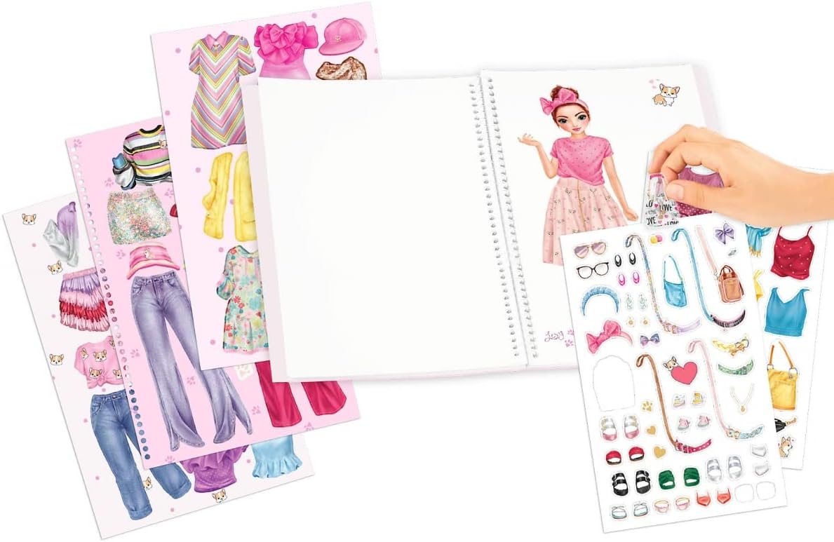 TOPModel Corgi Dress Me Up - Sticker Book