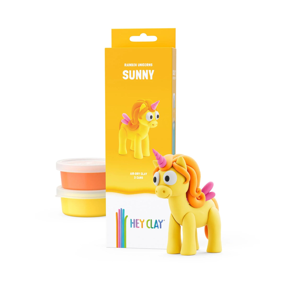 Hey Clay - Rainbow Unicorn: Sunny (3 Cans)