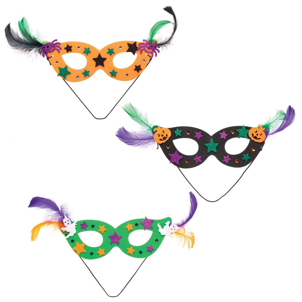 Halloween Mix & Match Mask Kits (Pack of 8)