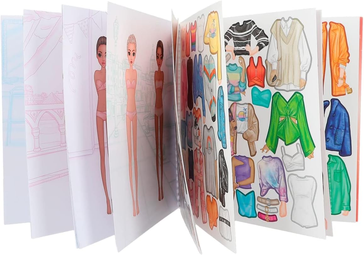 TOPModel Dress Me Up Sticker Book