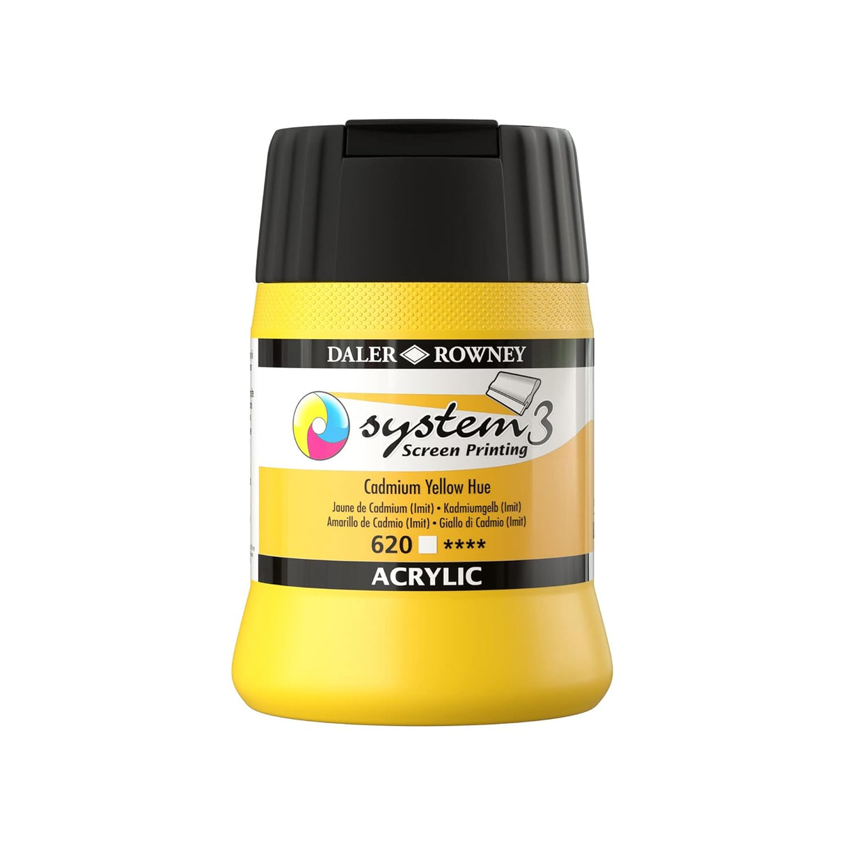 SYSTEM3 500ml Acrylic Paint - Cadmium Yellow Hue
