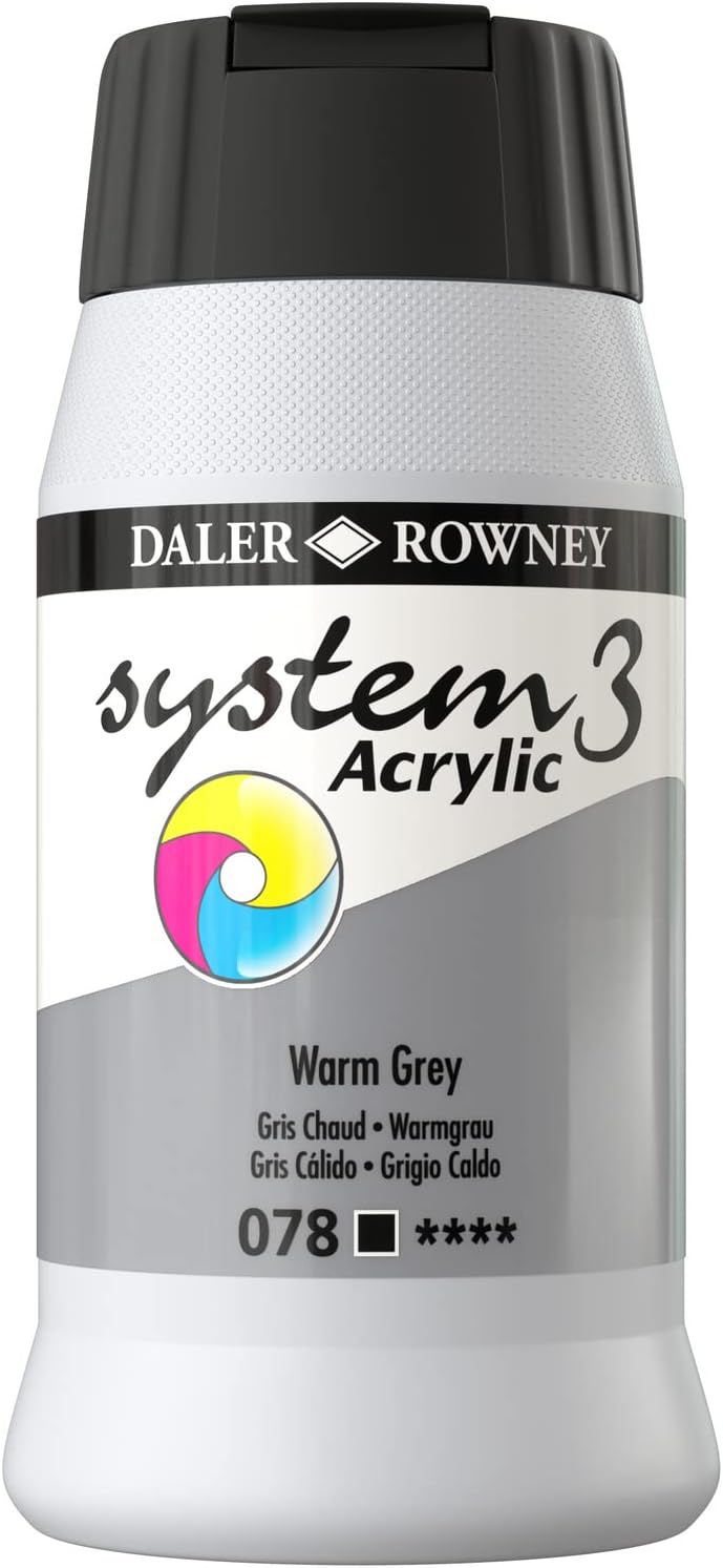 Daler-Rowney System3 Acrylic Paint Warm Grey