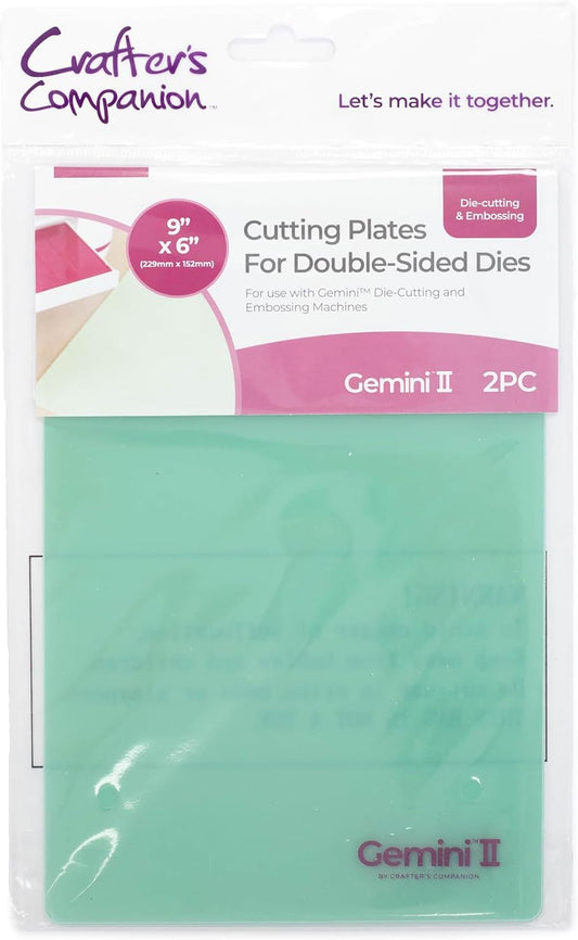 Gemini II Accessories - 9x6 Cutting Plates for Double-Sided Dies