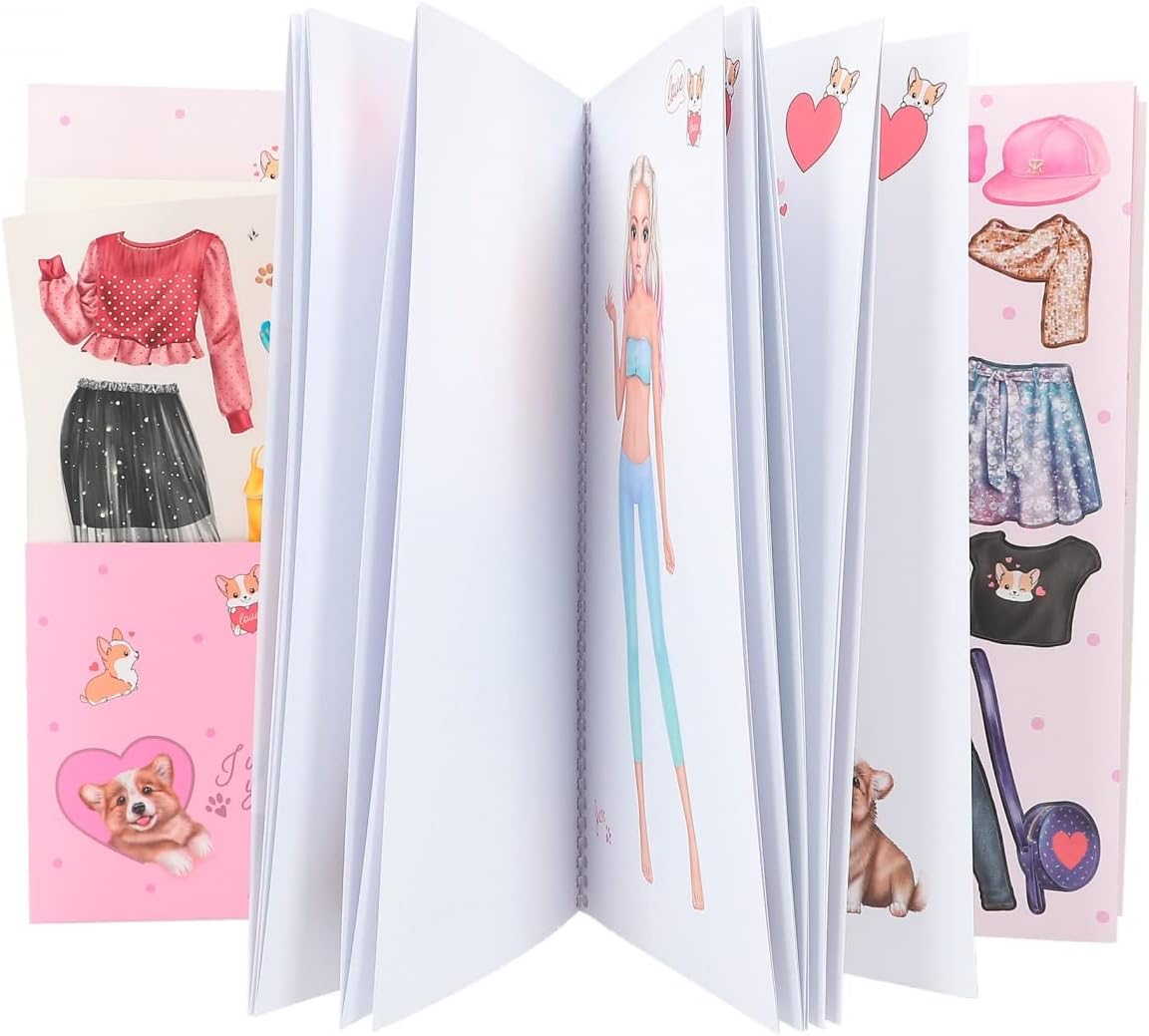 TOPModel Corgi Dress Me Up - Sticker Book