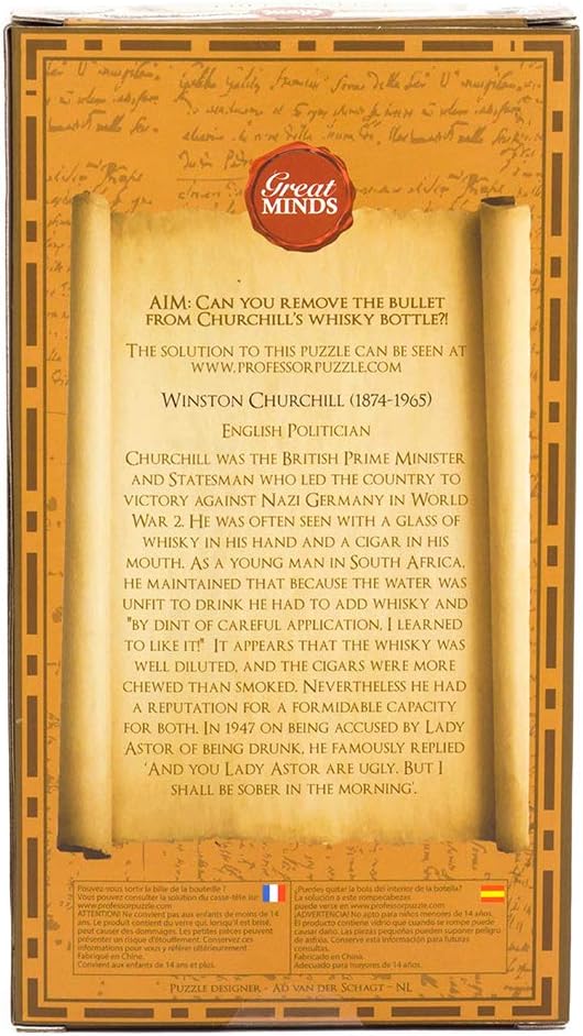 Churchills Whiskey Cigar Puzzle