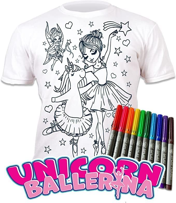 PYO T-Shirt Unicorn Ballerina age 9-11