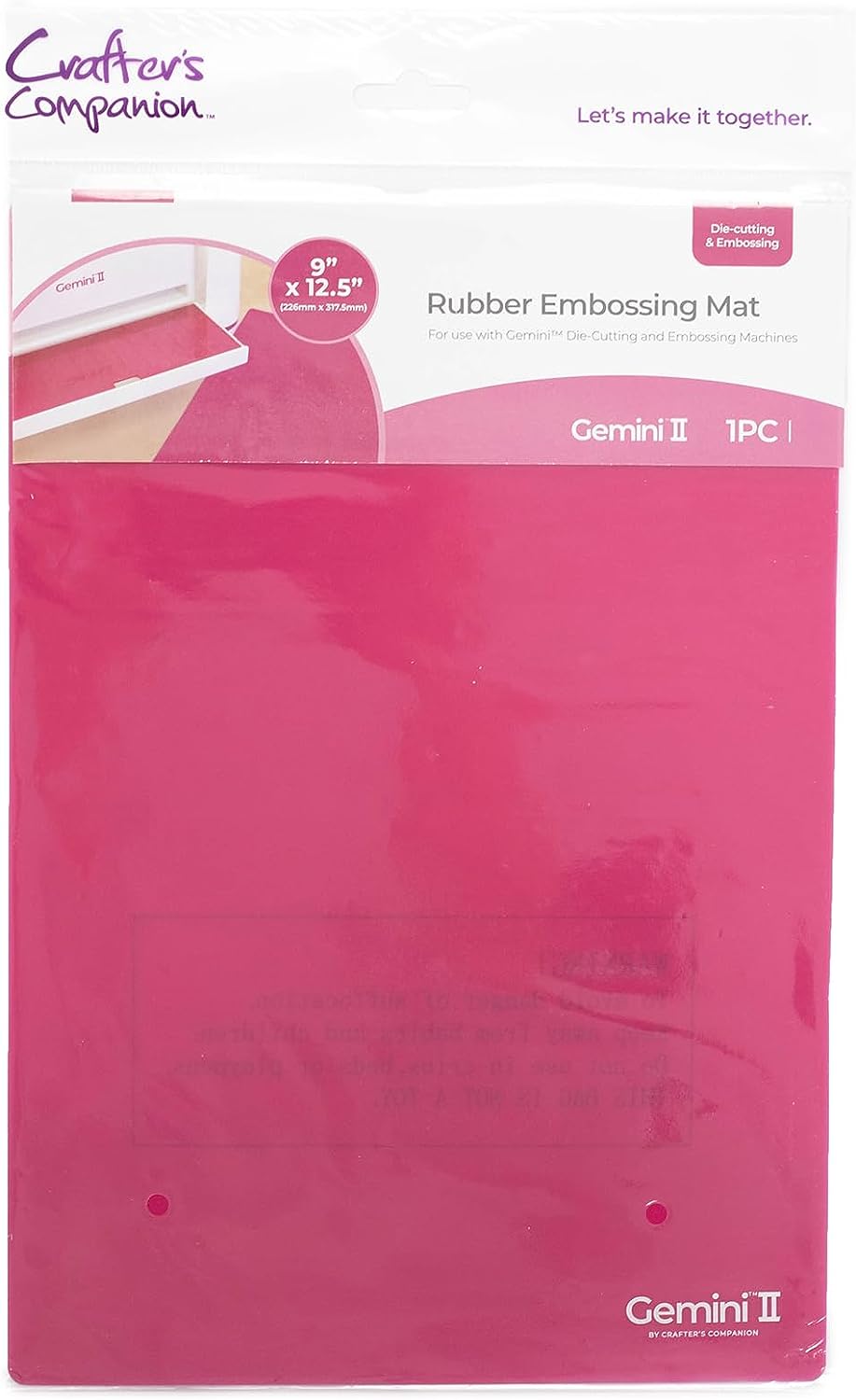Gemini II Accessories - Rubber Embossing Mat 9” x 12.5