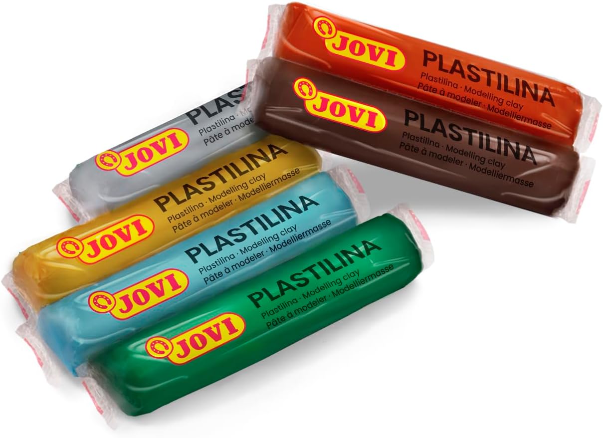Jovi Plastilina Box 15g - Nature Colours (6 Bars)