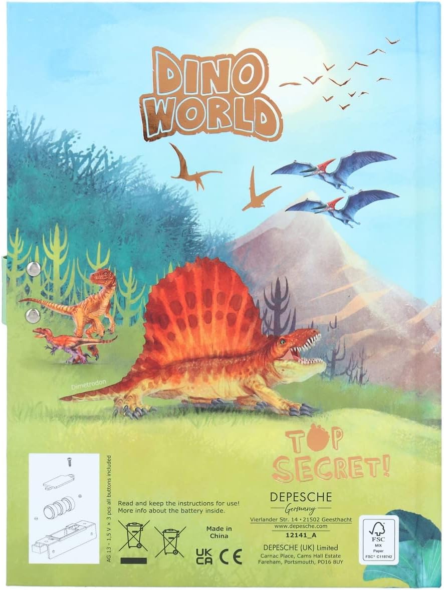 Dino World Diary With Code And Sound