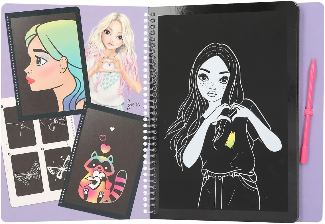 TOPModel Magic-Scratch Book