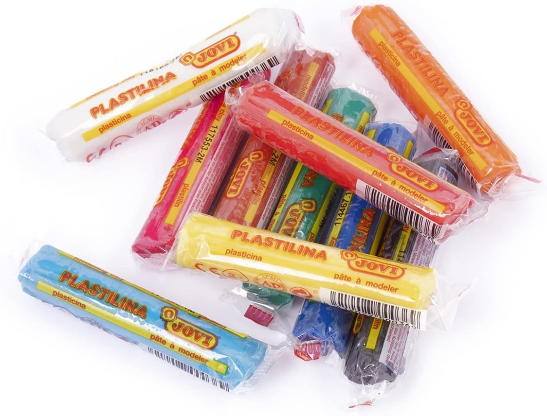 Jovi Plastilina Box 15g - Assorted Colours (15 Bars)