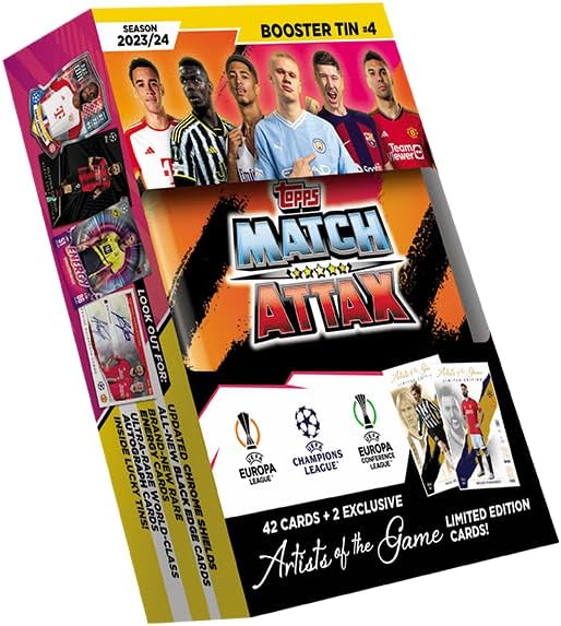 Match Attax 2023/24 Trading Cards Booster Tin