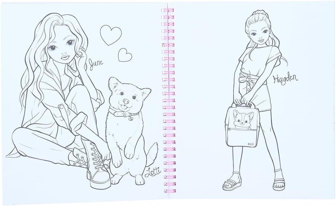 TOPModel - Coloring Book Corgi