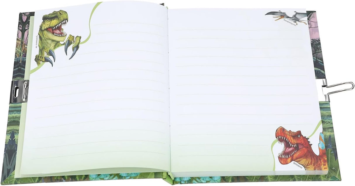 Dino World Diary With Padlock