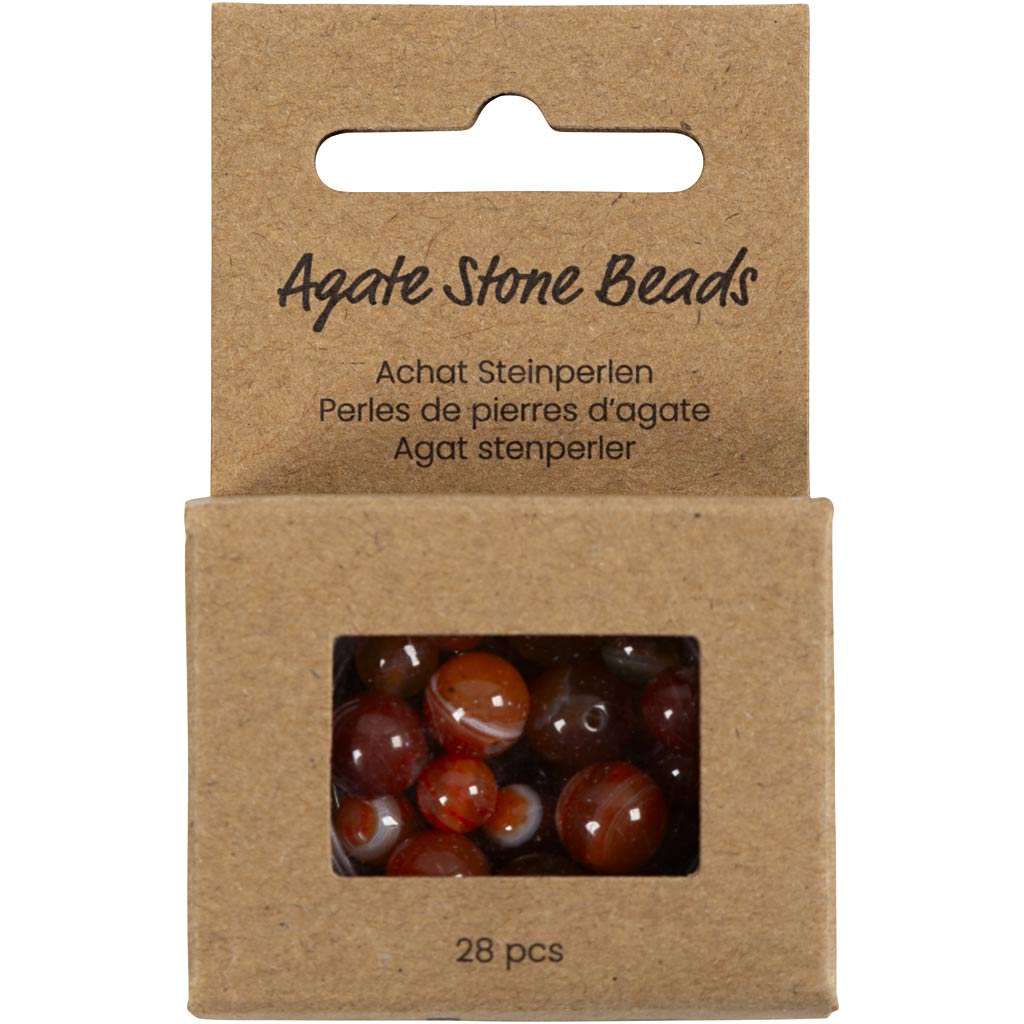 Agate stone beads
