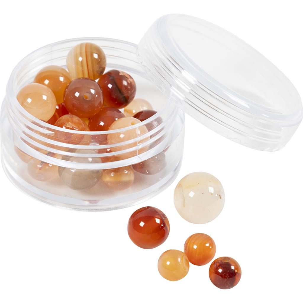 Agate stone beads