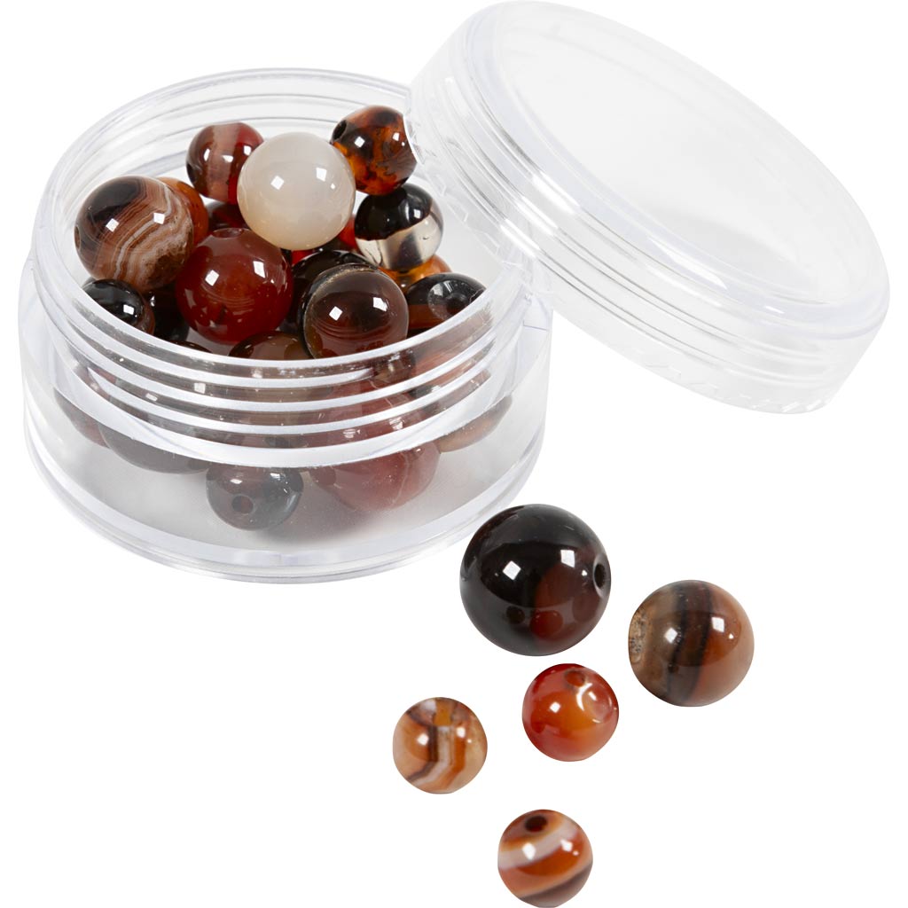 Agate stone beads