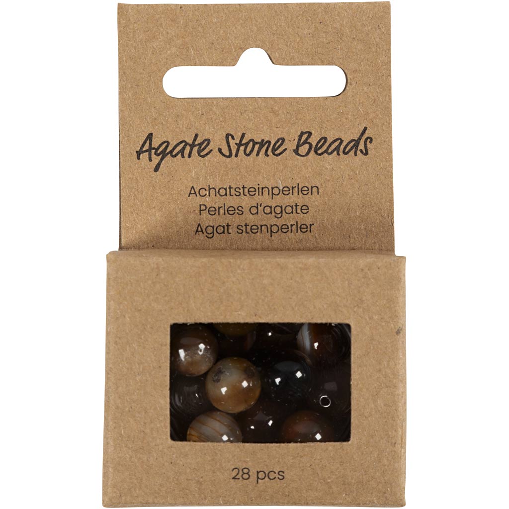 Agate stone beads