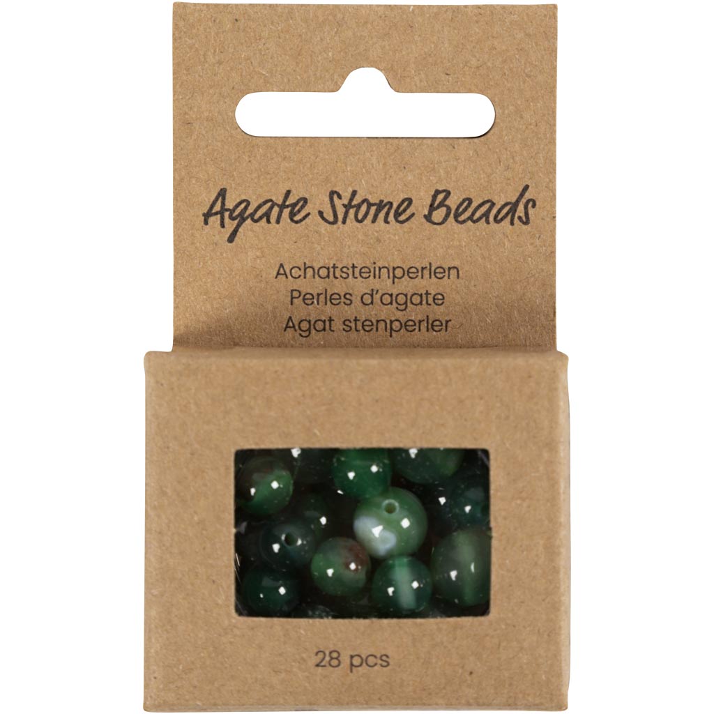 Agate stone beads