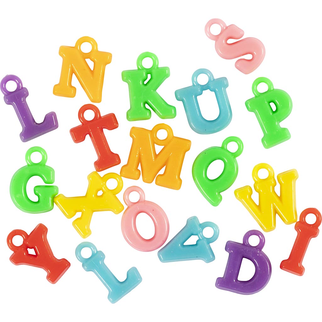 Letter Beads Size 1-2cm 50g