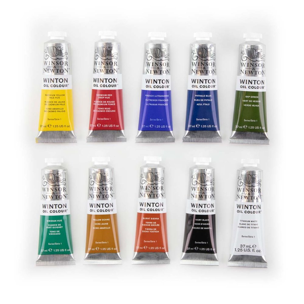 Winsor & Newton Winton Oil Colour Starter Set (10 x 37ml)