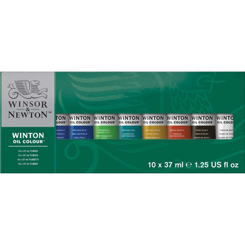 Winsor & Newton Winton Oil Colour Starter Set (10 x 37ml)