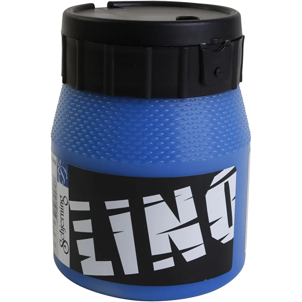 Lino Block Printing Ink - Blue 250ml/1 tub