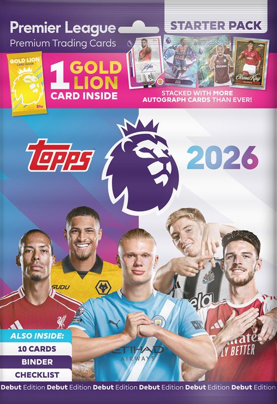 Match Attax Premier League 2026 Debut Edition - Starter Pack