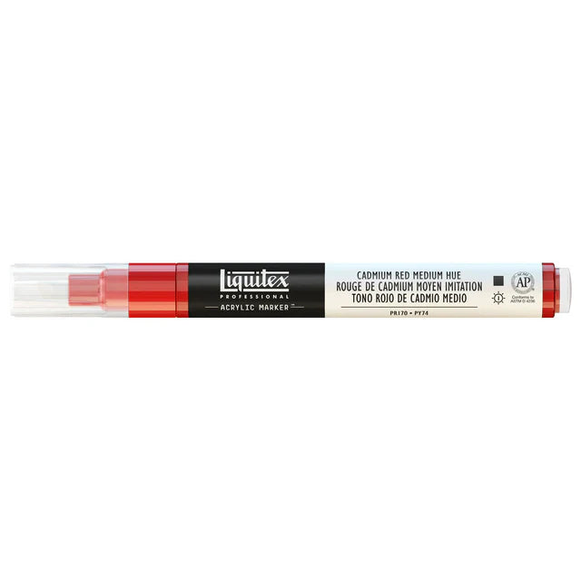 Liquitex Acrylic Marker 2mm - Cadmium Red Medium Hue