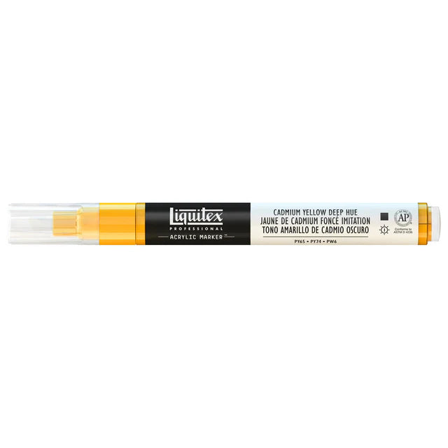 Liquitex Acrylic Marker 2mm - Cadmium Yellow Deep Hue