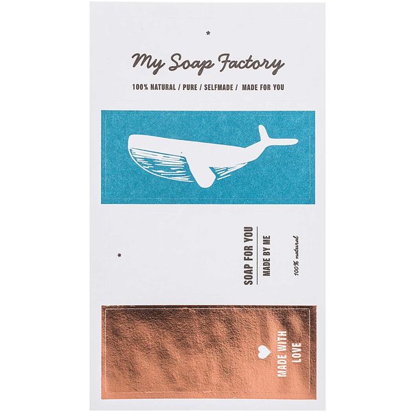STICKERS SOAP HYGGE - 4 SHEETS