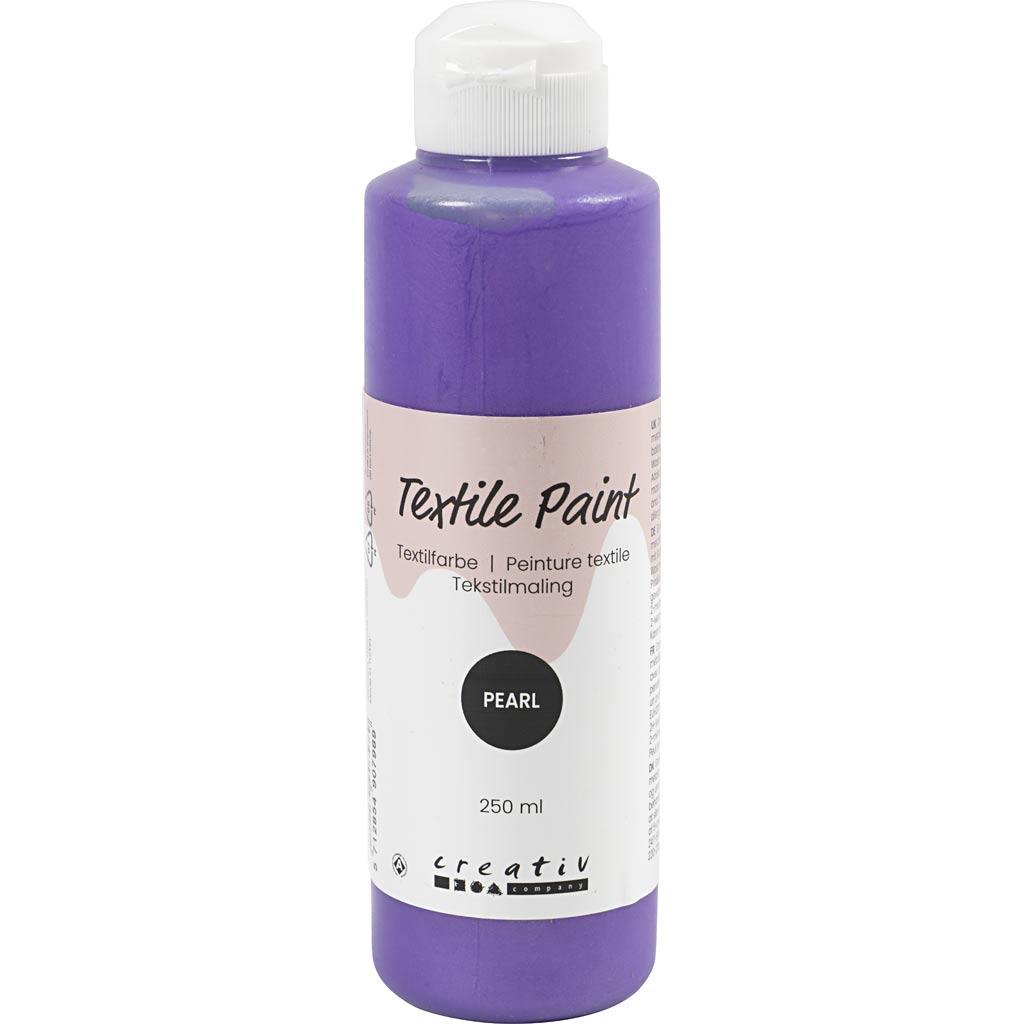 Textile Paint Mother of Pearl Opaque Violet 250ml