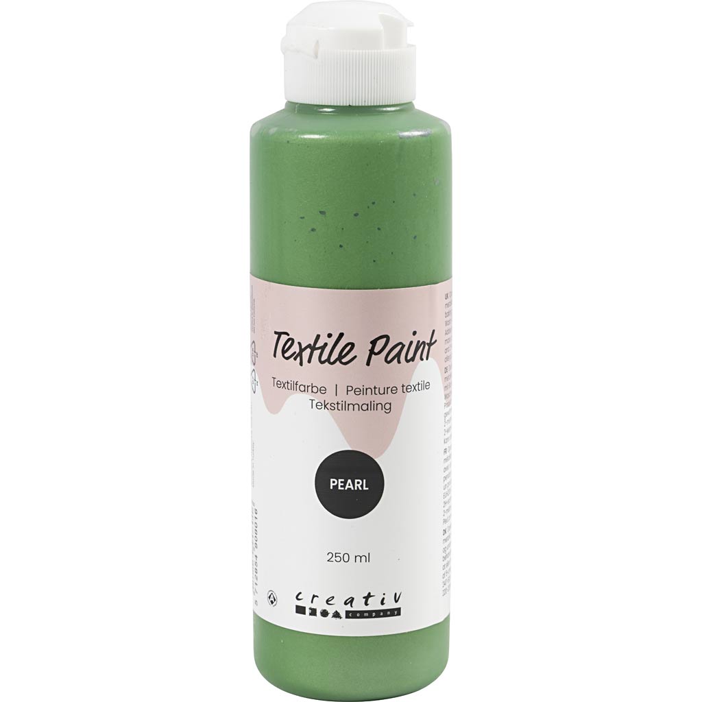 Textile Paint Mother of Pearl Opaque Brilliant Green