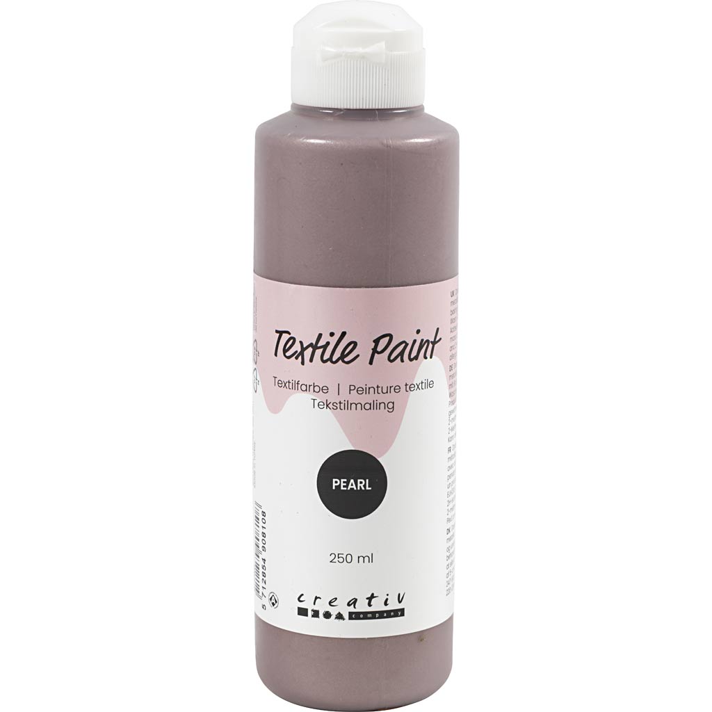 Textile Paint Mother of Pearl Opaque Brown 250ml