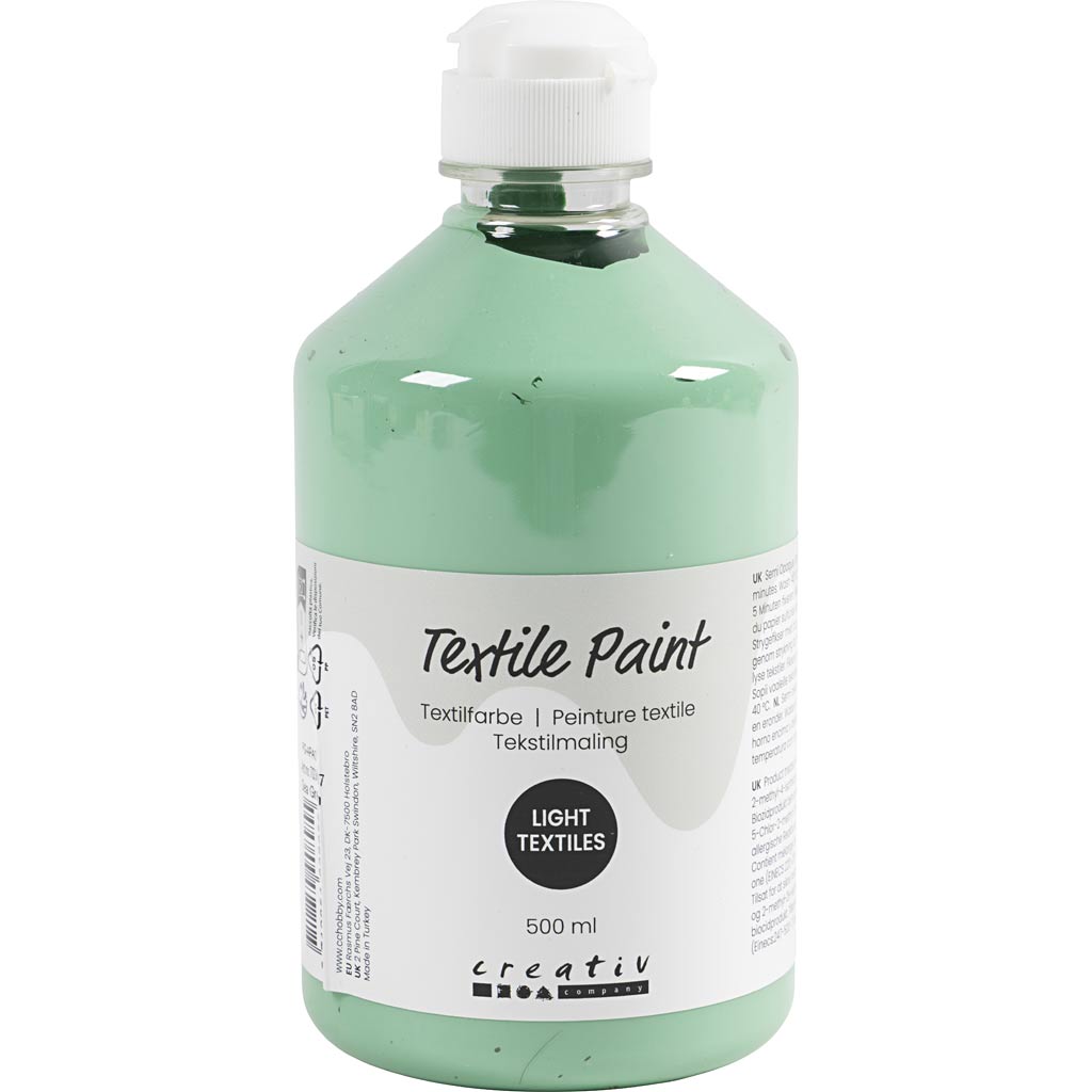 Textile Paint Semi Opaque Sea Green 500ml