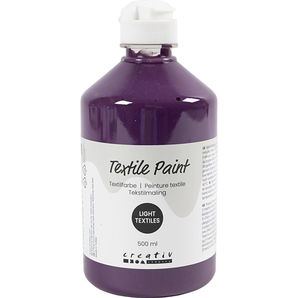 Textile Paint Semi Opaque lavender 500ml