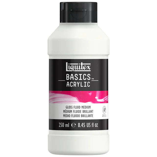 Liquitex Basics Acrylic Medium - Gloss Fluid 250ml