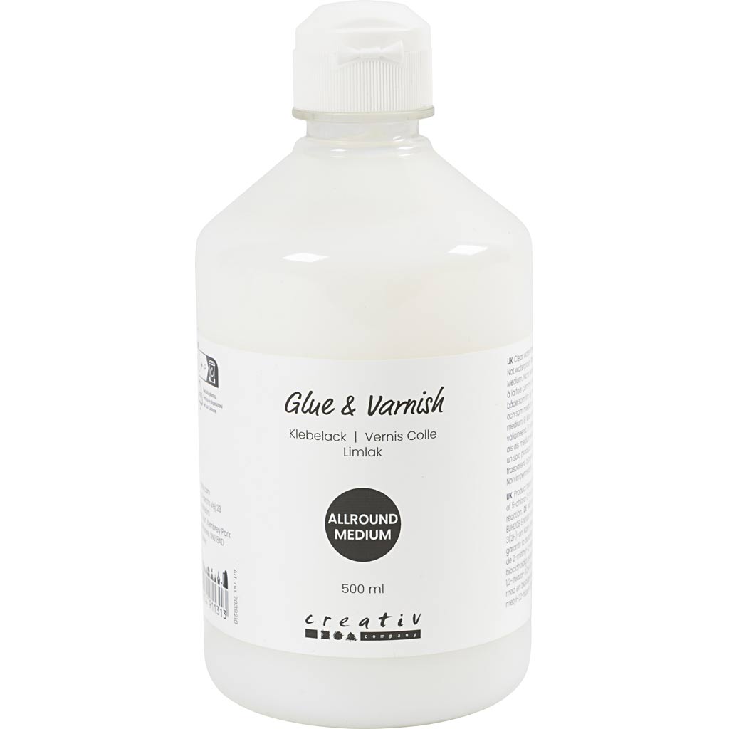 Glue & Varnish Glossy 500ml