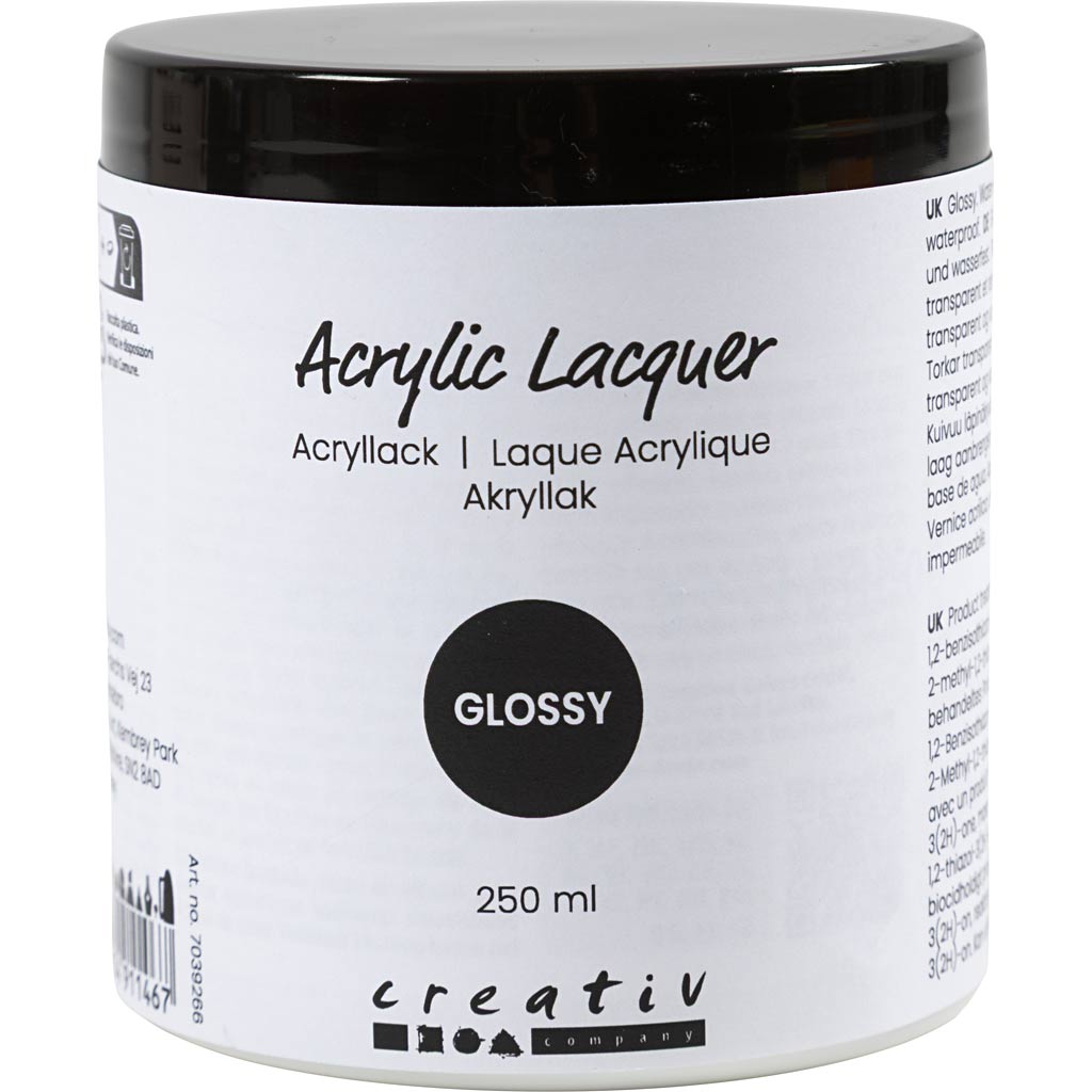 Acrylic Lacquer 250ml - Glossy