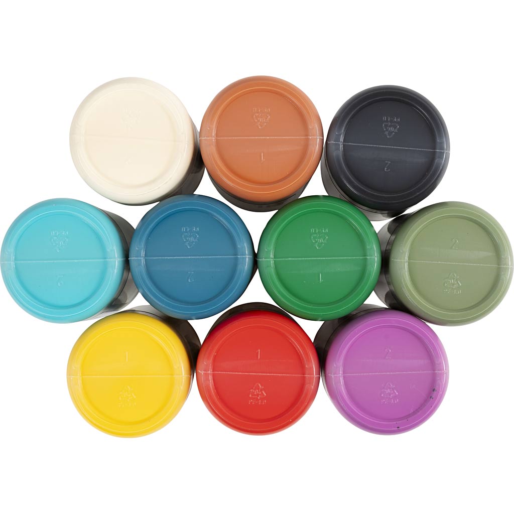 Outdoor Paint Silky Matte Assorted Colours 10x250m