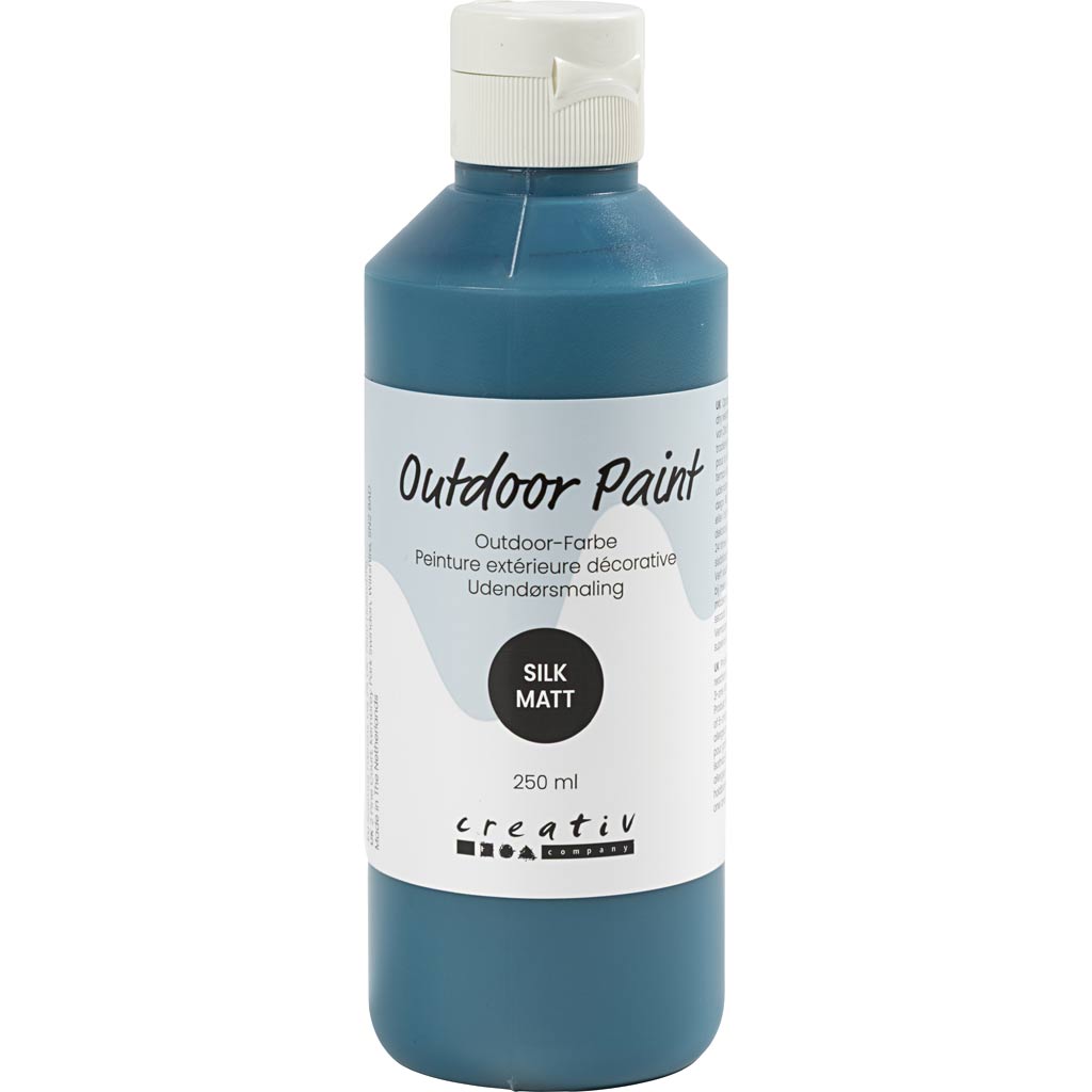 Outdoor Paint Silky Matte Opaque Blue 250ml