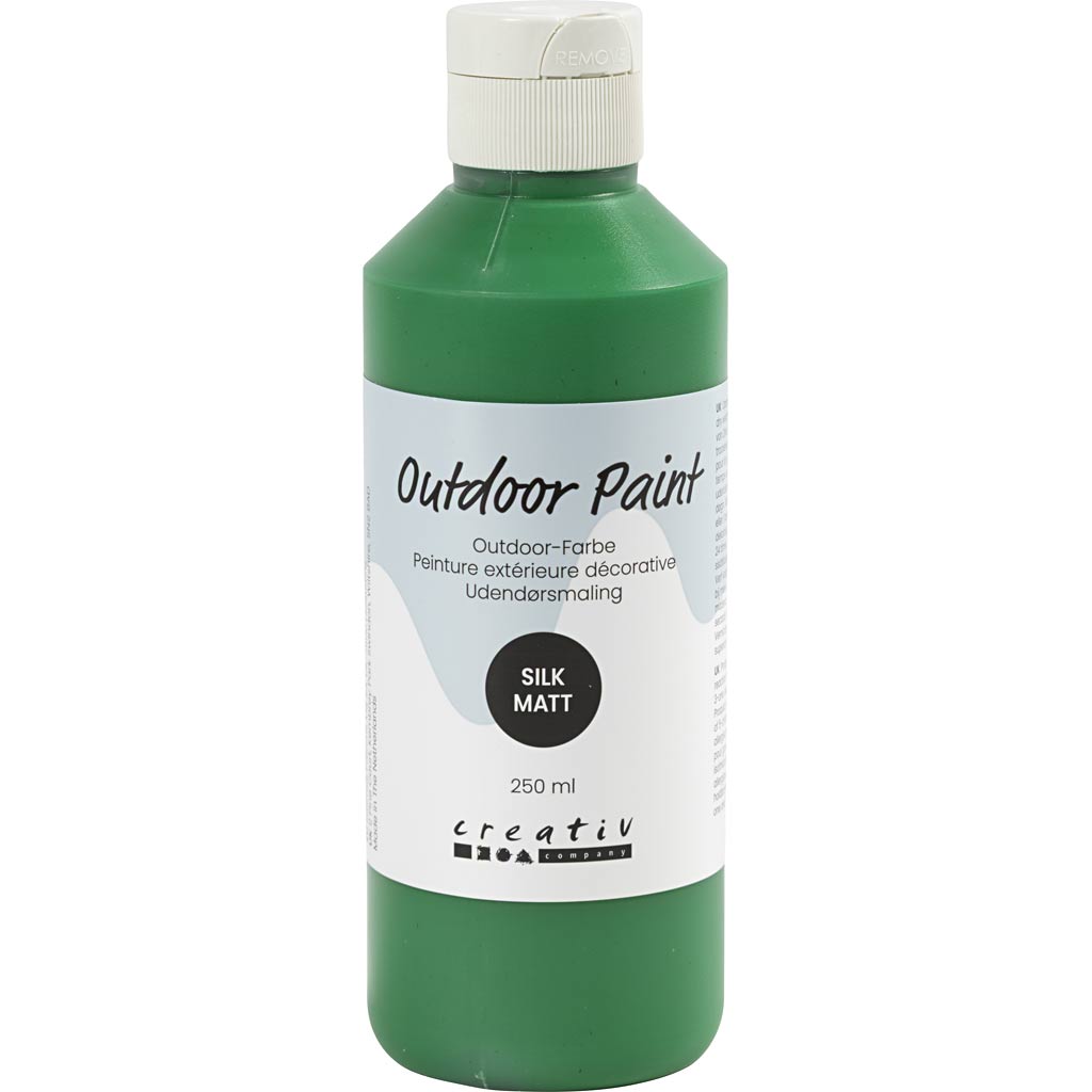 Outdoor Paint Silky Matte Opaque Green 250ml