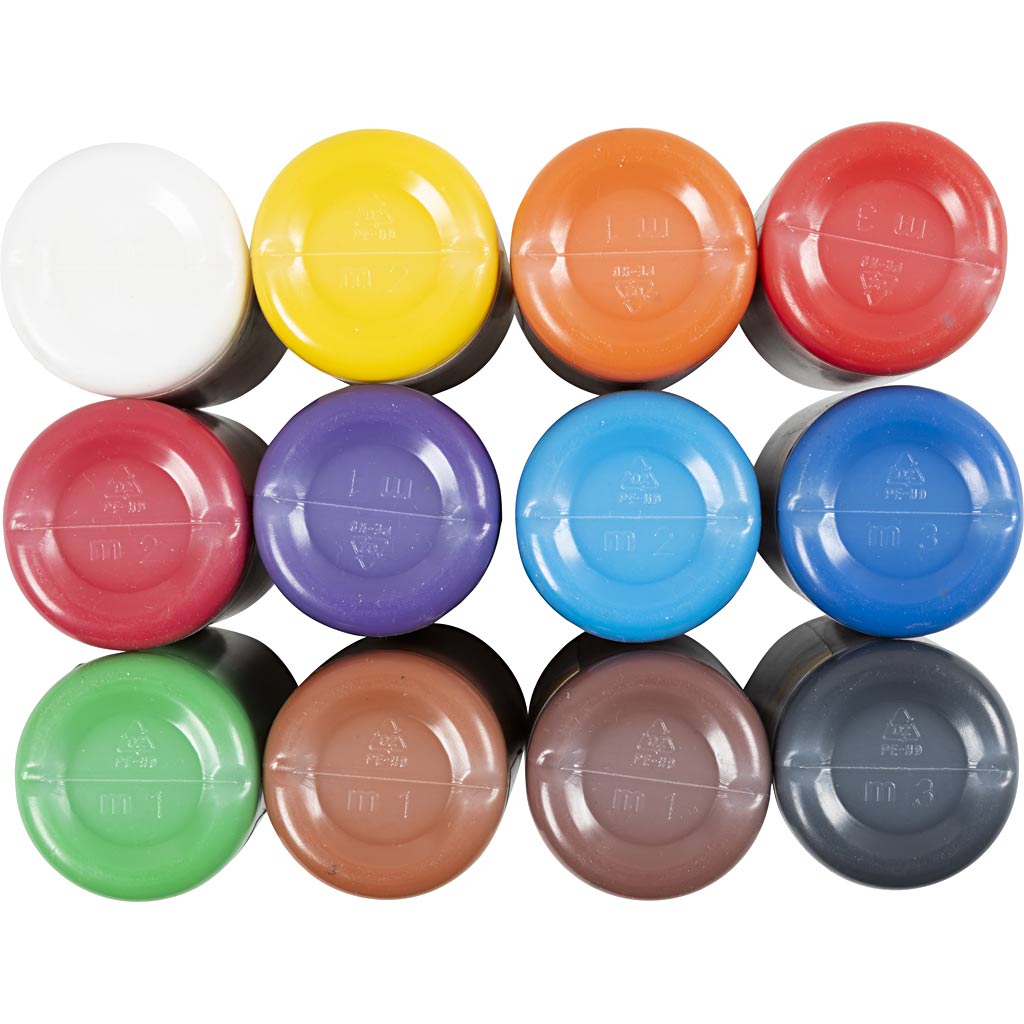 Poster Paint Matt Semi Opaque - Assorted Colours