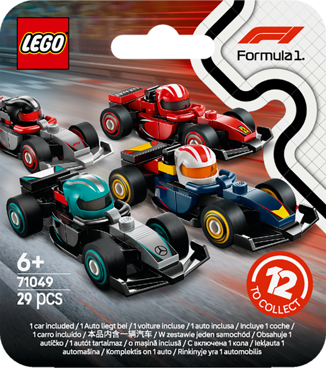 Lego F1® Collectible Race Cars Blind Box